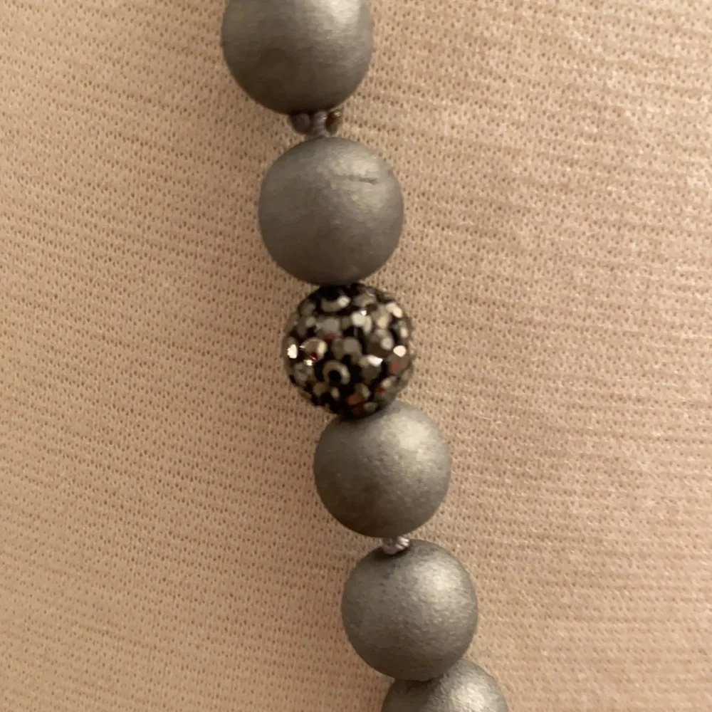 Evil Eye Crystal,Pearl, and StoneBeaded Necklace - Picture 9 of 11